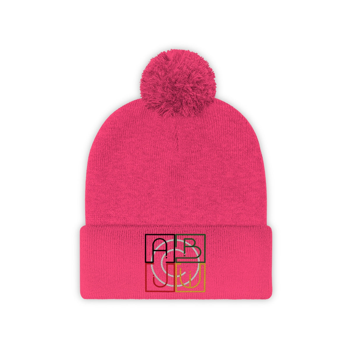 ABJ Cube Pom Pom Beanie