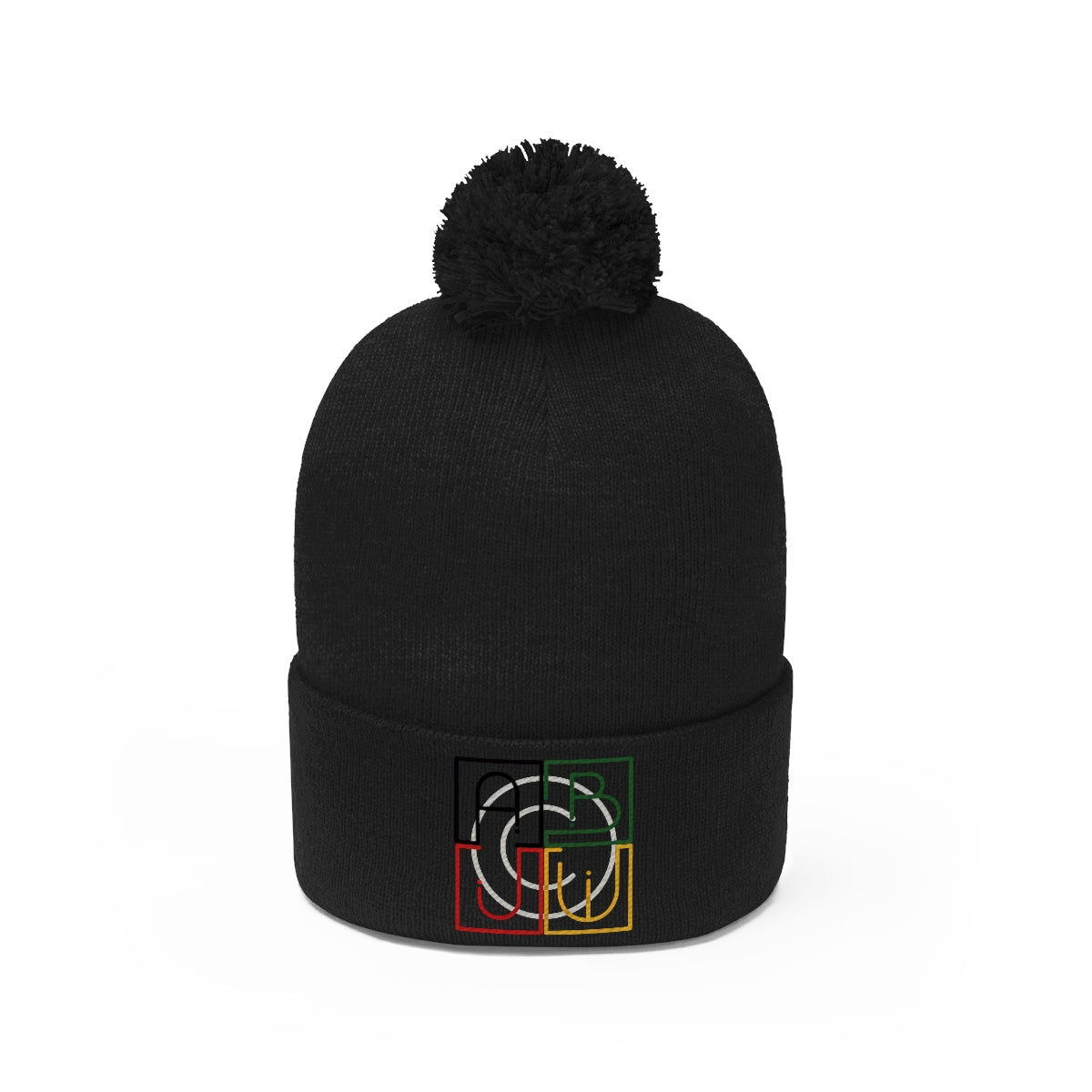 ABJ Cube Pom Pom Beanie